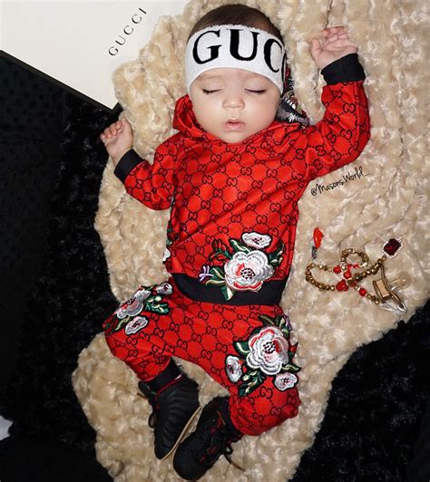 gucci newborn set|newborn baby wearing gucci.